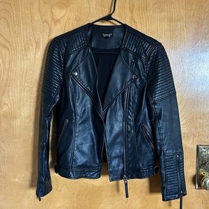 Topshop Faux Leather Jacket